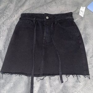 NWT Pacsun denim tie skirt